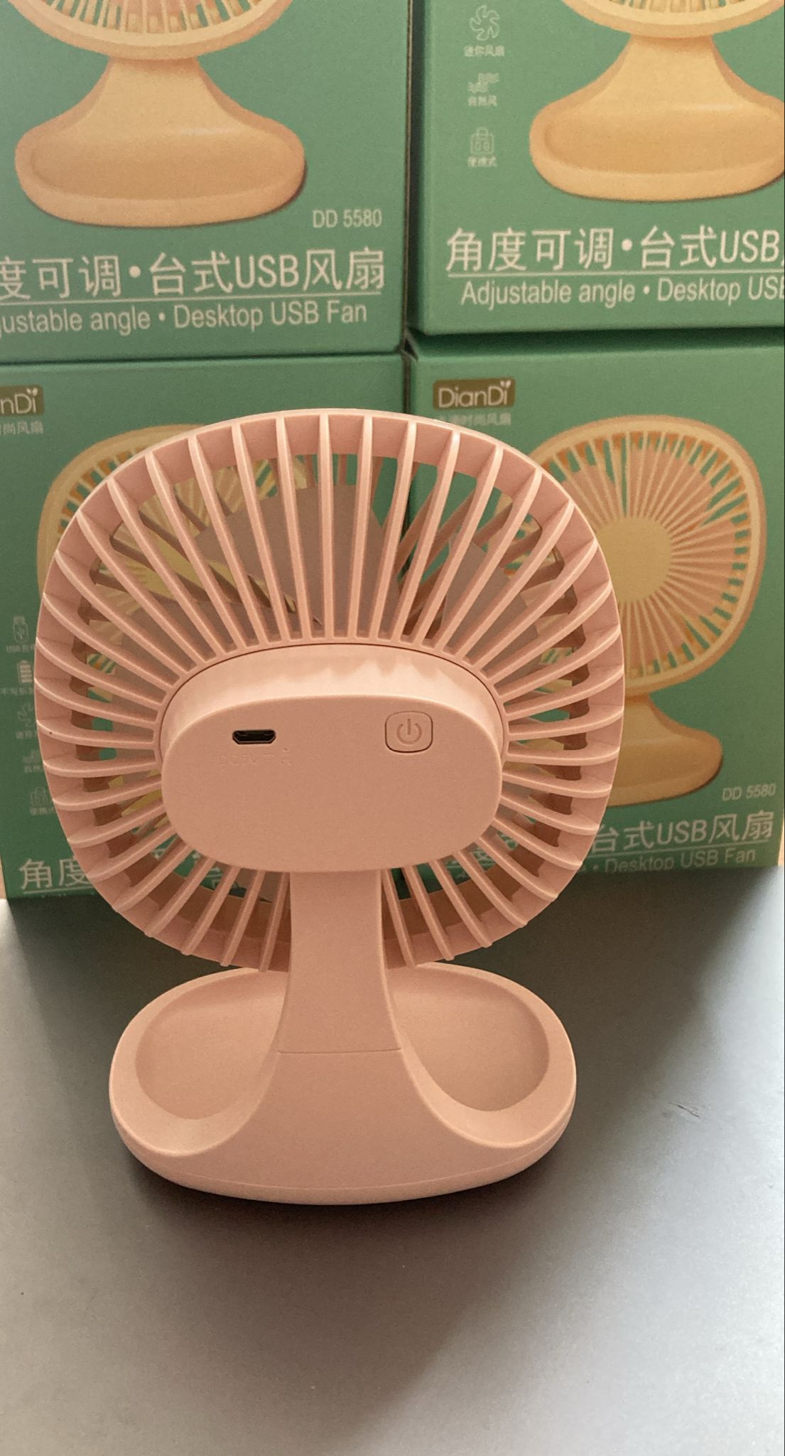 Bilişim Burada YM88192A DD5580 Masaüstü Oynar Başlıklı Fan Pembe